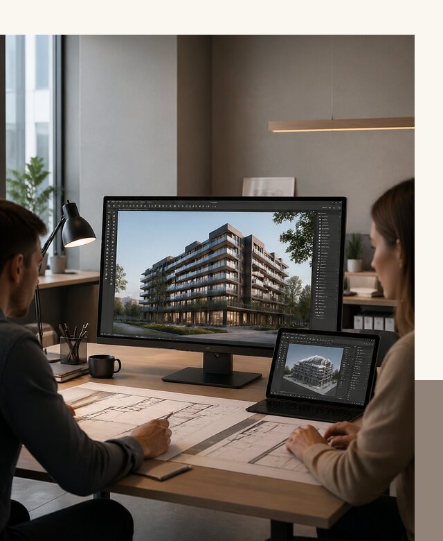3D визуализация архитектуры и объектов строительства в Черняховске