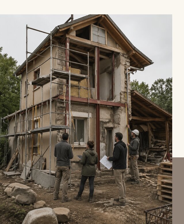 Реконструкция загородного дома под ключ в Черняховске от бюро