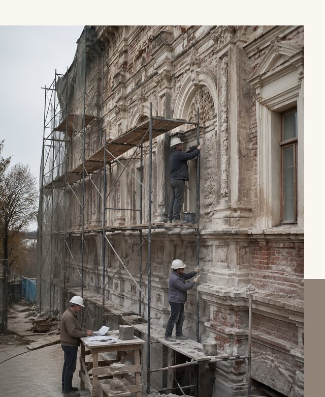 Реставрация объектов культурного наследия под ключ в Черняховске